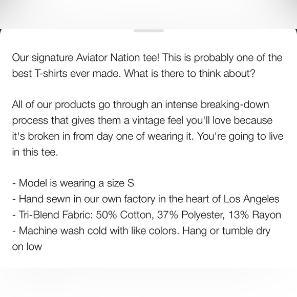 Aviator Nation Signature Boyfriend White Venice Tee
๐
๐ Size Small - Picture 4 of 7